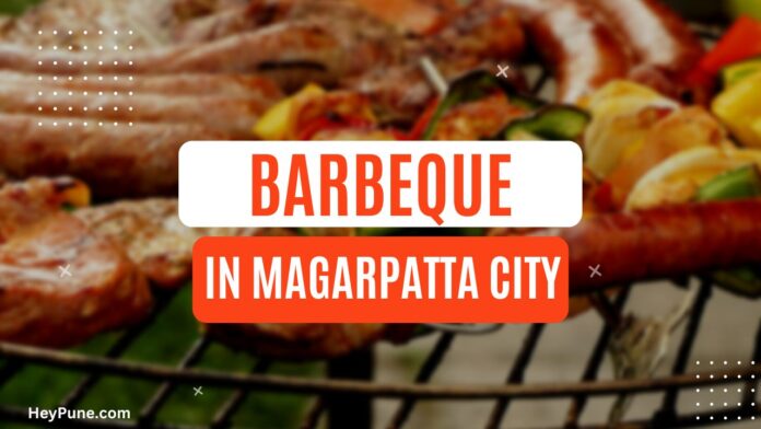 Smoky and delicious barbeque platter served at one of the best places in Magarpatta City